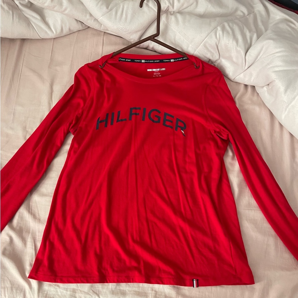 Tommy Hilfiger Red Long Sleeve